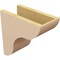 Ekena Millwork 6"W x 12"D x 12"H Classic Carmel Rough Cedar Woodgrain TimberThane Corbel, Primed Tan CORUR06X12X12CARRCPR - alternate 3